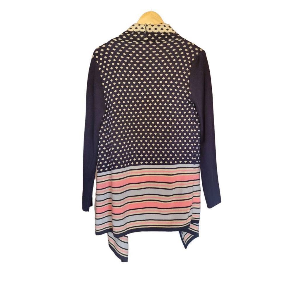 THML Geometric Colorblock Lineline Cardigan - Picture 2 of 6